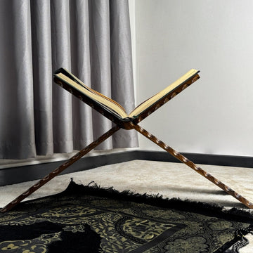 Handcarved Wooden Quran Stand - Islamic Gift Quran Holder & Quran Rehal - Islamic Wall Art Store