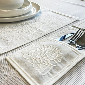 Home Kitchen Dining Table Decor 19 - Piece Cream Set for 6 - Islamic Wall Art Store