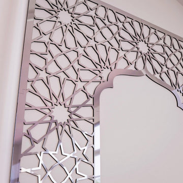 Home Mihrab Ideas - Wooden Islamic Wall Art | Elegant Prayer Room Decor - Islamic Wall Art Store