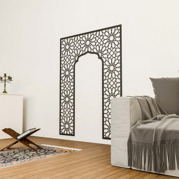 Home Mihrab Ideas - Wooden Islamic Wall Art | Elegant Prayer Room Decor - Islamic Wall Art Store