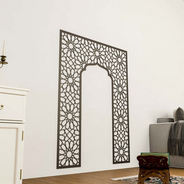 Home Mihrab Ideas - Wooden Islamic Wall Art | Elegant Prayer Room Decor - Islamic Wall Art Store
