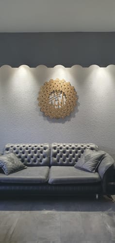 99 noms d'Allah, Asma-ul Husna - Art mural islamique en métal