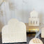 White stone Kufic arch relief and incense burner, shared by @modern.cave