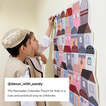 Ramadan Calendar & Pouch Islamic Gift for Kids and Family - Islamic Wall Art Store