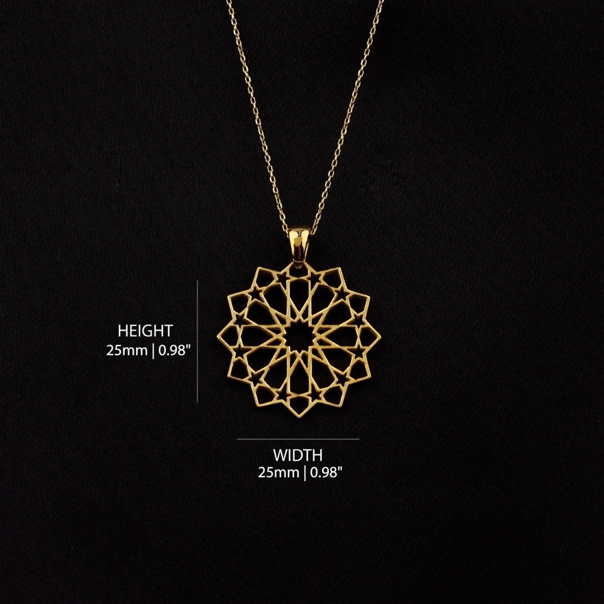 Diamond Islamic Pattern Muslim Jewelry - Islamic Geometric Pattern