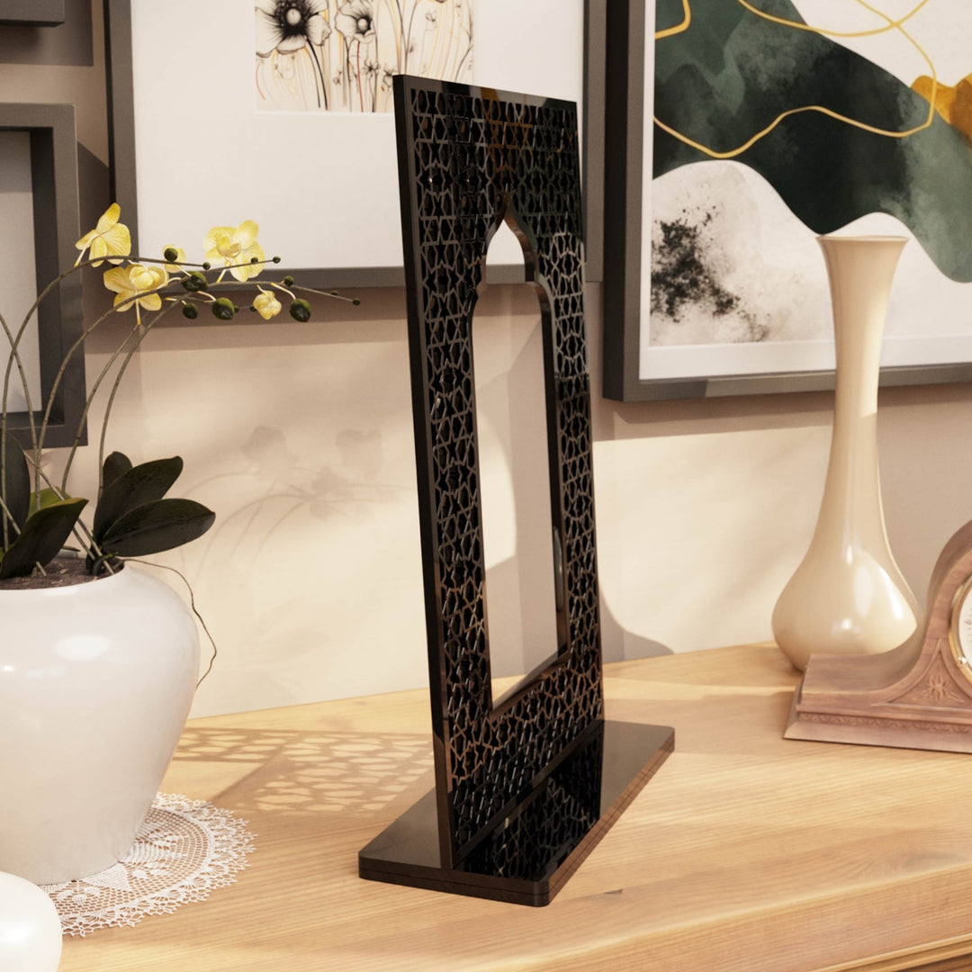 Islamic Mihrab Tabletop Decor – Modern Mosque Arch Art