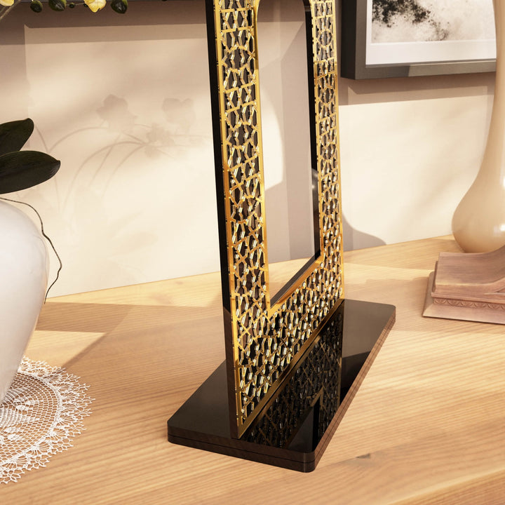 Islamic Mihrab Tabletop Decor – Modern Mosque Arch Art