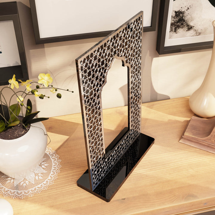 Islamic Mihrab Tabletop Decor – Modern Mosque Arch Art
