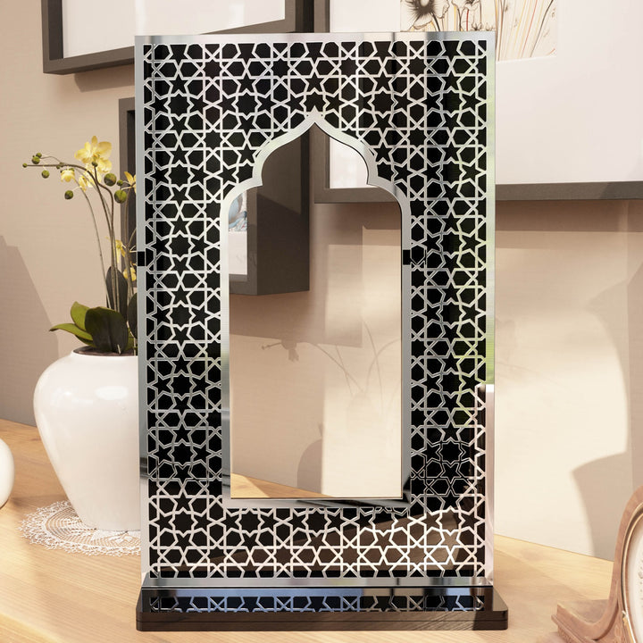 Islamic Mihrab Tabletop Decor – Modern Mosque Arch Art