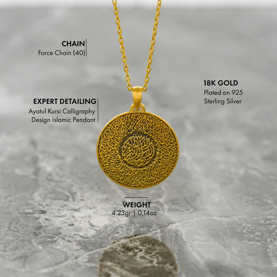 islamic-necklace-ayatul-kursi-calligraphy-18k-gold-plated-silver-pendant-elegant-muslim-jewelry-ideal-islamic-gift-islamicwallartstore