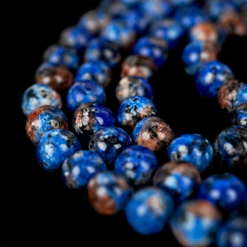 Islamic Prayer Beads - Aqua Blue & Black Speckled Dhikr Beads - Islamic Wall Art Store