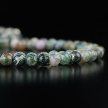 Islamic Prayer Beads - Indian Agate Stone Beads Tasbeeh - Islamic Wall Art Store