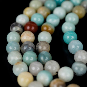 Islamic Prayer Beads | Multi - Colored Amazonite Stone Beads Dhikr Misbaha - Islamic Wall Art Store