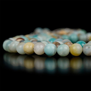 Islamic Prayer Beads | Multi - Colored Amazonite Stone Beads Dhikr Misbaha - Islamic Wall Art Store