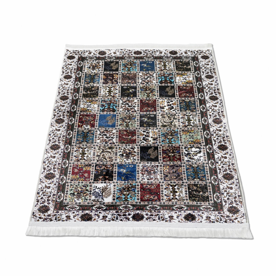 muslim-prayer-carpet-multicolor-patchwork-design-soft-fabric-islamicwallartstore