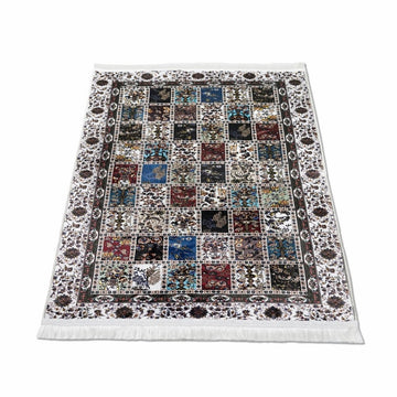 Islamic Prayer Mat Multicolor Patchwork Style - Islamic Wall Art Store