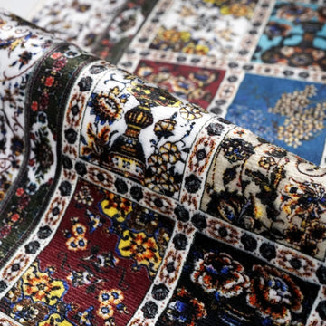 Islamic Prayer Mat Multicolor Patchwork Style - Islamic Wall Art Store