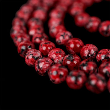 Islamic Praying Beads - Deep Red & Black Classic Pray Tasbeeh - Islamic Wall Art Store