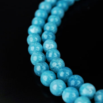 Islamic Rosary | Blue Quartz Beads Prayer Beads - Sphere cut - Islamic Wall Art Store