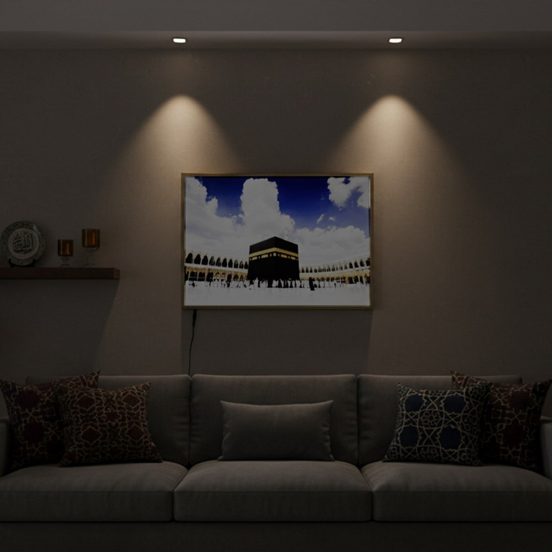 islamic-wall-art-kaaba-solid-wood-frame-islamicwallartstore