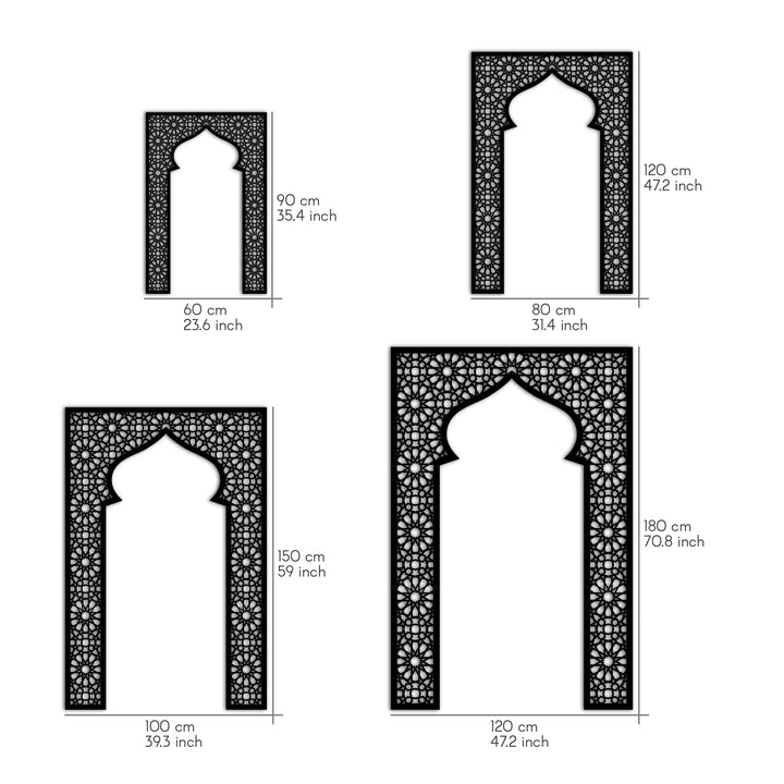 wooden-islamic-wall-art-mihrab-surah-al-baqarah-ayat-144-muslim-gift-islamicwallartstore