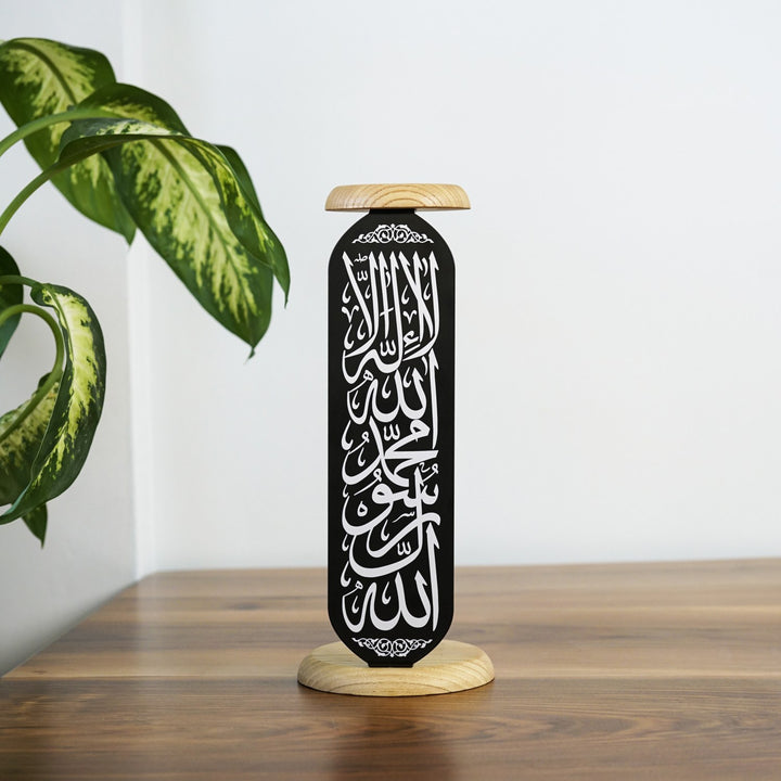 kalima-tawheed-islamic-candleholder-black-modern-islamic-design-decor-islamicwallartstore