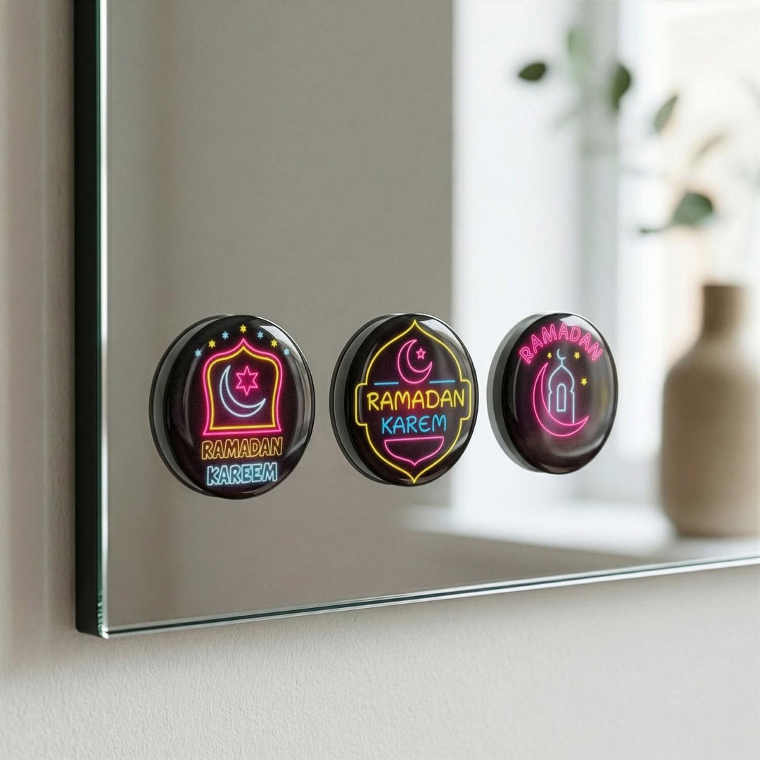 Neon Ramadan Sticker Set – Vibrant Islamic Decals