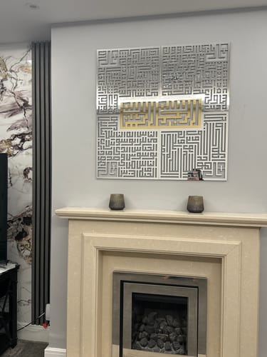 "أحب المنتج. كنت أملك هذا المنتج بالفعل وهو معلق في غرفة المعيشة. اشتريت هذا المنتج المماثل لصديق انتقل إلى منزل جديد. هدية مثالية في حفل تدشين المنزل."