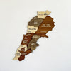 Lebanon Wooden Wall Map, Wood Islamic Wall Art Decor - Islamic Wall Art Store