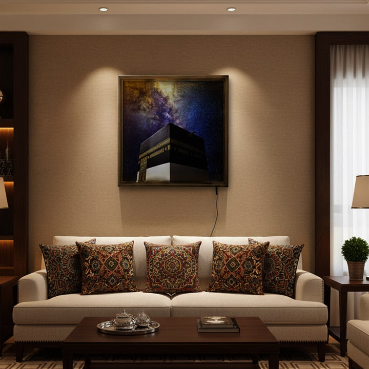 led-lighted-kaaba-decor-with-milky-way-background-islamicwallartstore