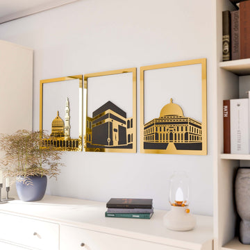 masjid-al-aqsa-masjid-al-haram-and-masjid-an-nabawi-islamic-wall-decor-altin-akrilik-ramadan-decor-islamicwallartstr