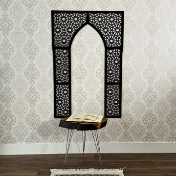 Mihrab Islamic Wall Art - Wood Islamic Home Decor - Islamic Wall Art Store