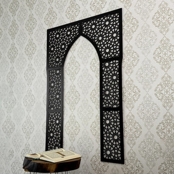 Mihrab Islamic Wall Art - Wood Islamic Home Decor - Islamic Wall Art Store