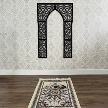 Mihrab Islamic Wall Art - Wood Islamic Home Decor - Islamic Wall Art Store