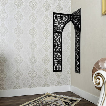 Mihrab Islamic Wall Art - Wood Islamic Home Decor - Islamic Wall Art Store
