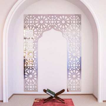 Mihrab Wooden Muslim Home Decor – Prayer Room Ideas | Islamic Wall Art - Islamic Wall Art Store