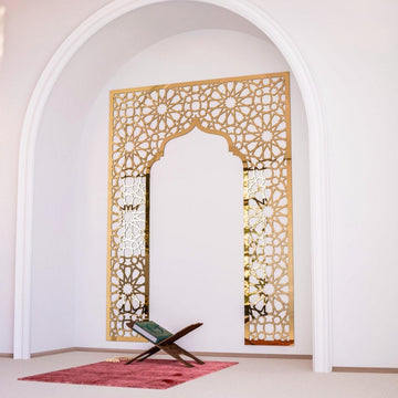 Mihrab Wooden Muslim Home Decor – Prayer Room Ideas | Islamic Wall Art - Islamic Wall Art Store