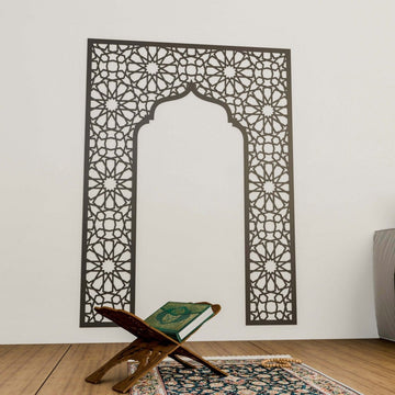Mihrab Wooden Muslim Home Decor – Prayer Room Ideas | Islamic Wall Art - Islamic Wall Art Store