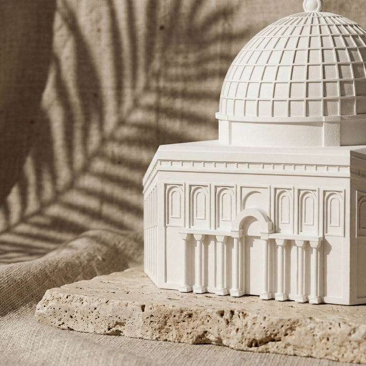 Kaaba, Al-Aqsa, Al-Nabawi Set of 3 Masjids - Stone Islamic Table Decor