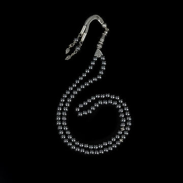 Muslim Prayer Beads | Hematite Stone Beads Islamic Rosary - Islamic Wall Art Store
