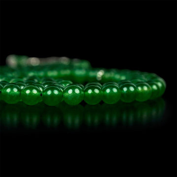 Muslim Prayer Beads - Jade Green Elegant Islamic Tasbih - Islamic Wall Art Store