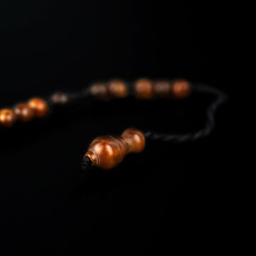 Muslim Prayer Beads - Kuka Wood Beads Islamic Rosary - Islamic Wall Art Store
