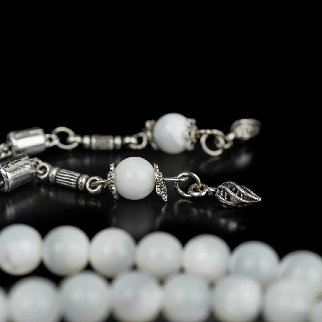 Muslim Prayer Beads - Mother of Pearl Beads Islamic Rosary - Islamic Wall Art Store