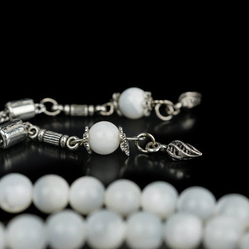 Muslim Prayer Beads - Mother of Pearl Beads Islamic Rosary - Islamic Wall Art Store