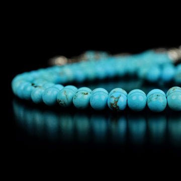 Muslim Prayer Beads - Oriental Turquoise Natural Stone Beads - Islamic Wall Art Store