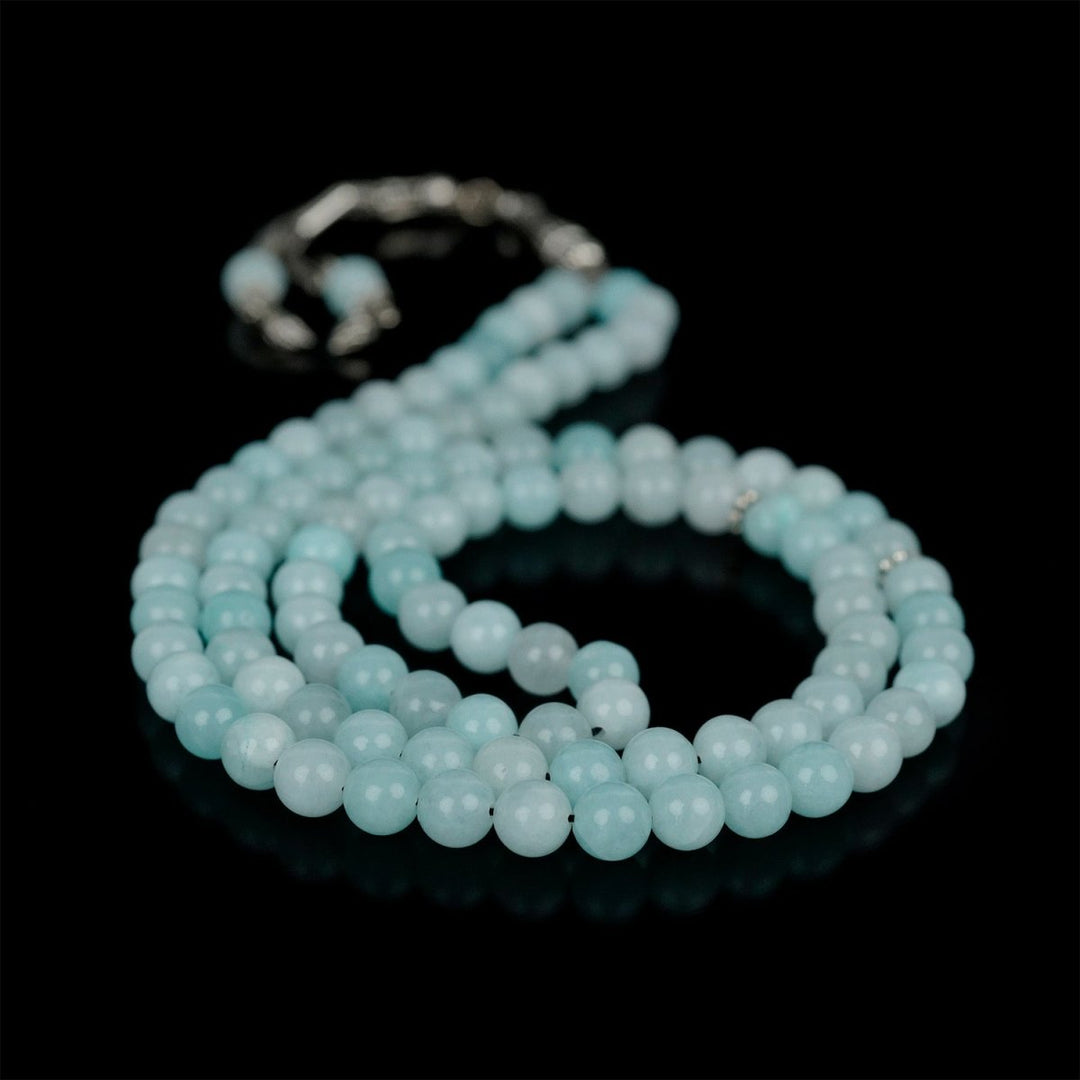 Muslim Prayer Beads Teal Jade Stone Beads
