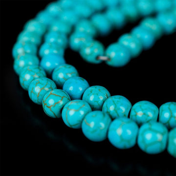 Muslim Prayer Beads - Turquoise Natural Stone Beads Islamic Rosary - Islamic Wall Art Store