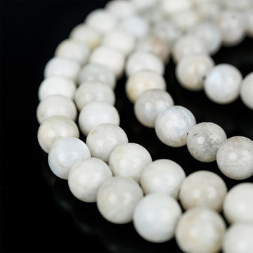 Muslim Prayer Beads - White Moonstone Beads for Islamic Prayers - Islamic Wall Art Store