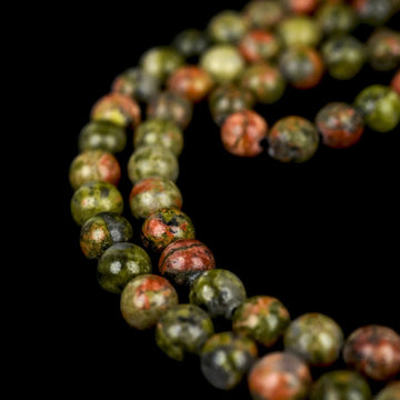 Muslim Praying Beads - Unakite Stone Beads Tasbeeh - Islamic Wall Art Store