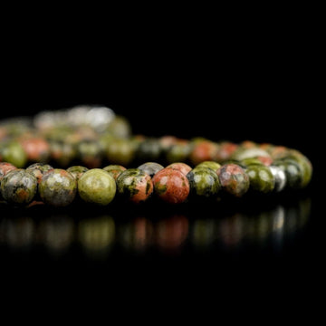Muslim Praying Beads - Unakite Stone Beads Tasbeeh - Islamic Wall Art Store